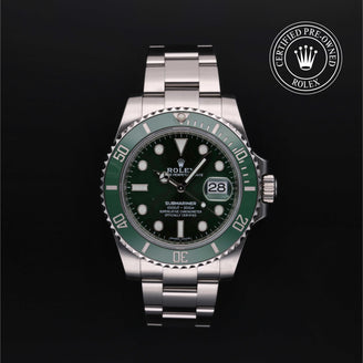 Rolex Certified Pre-Owned Watch Oyster Perpetual Submariner Date