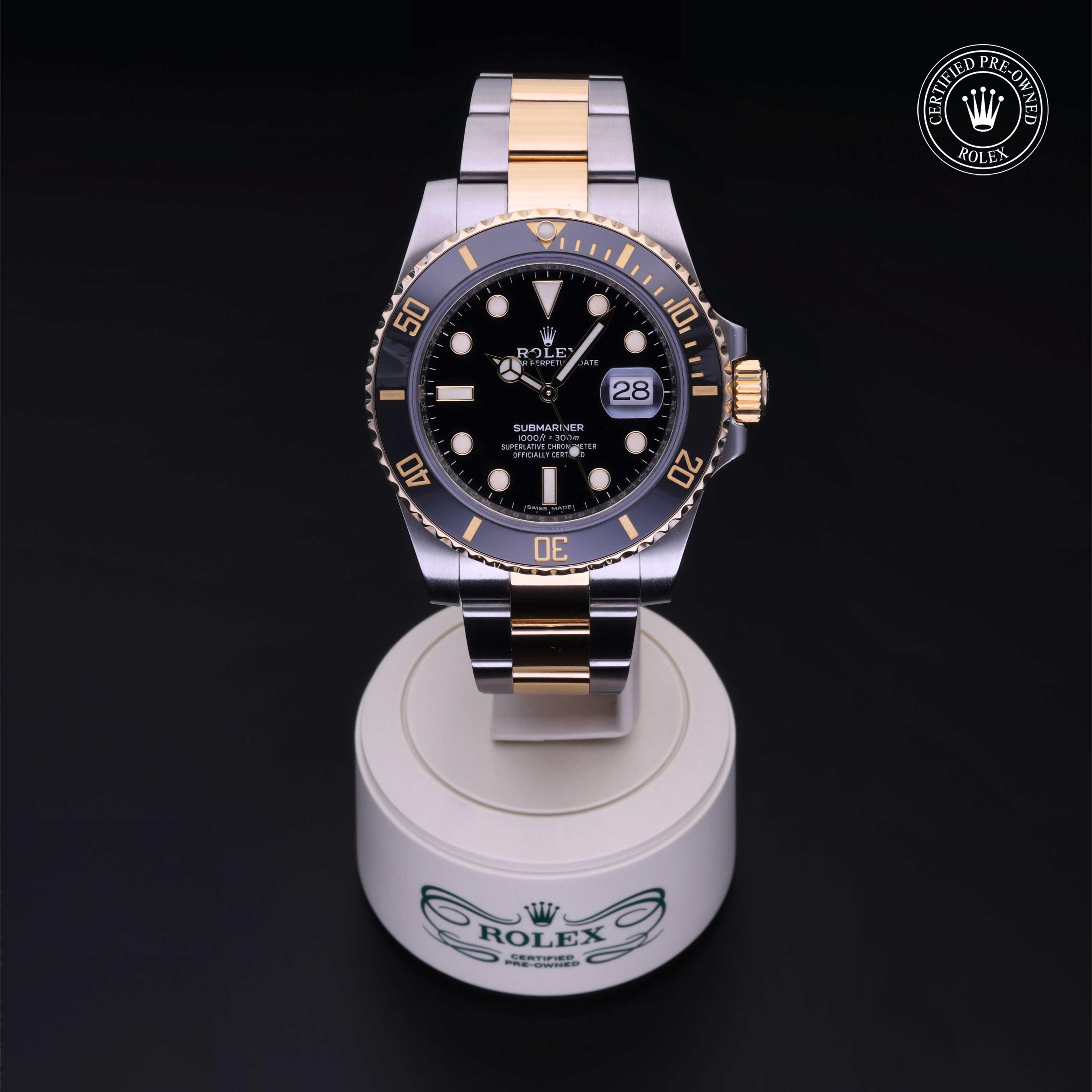 Rolex Certified Pre-Owned Watch Oyster Perpetual Submariner Date