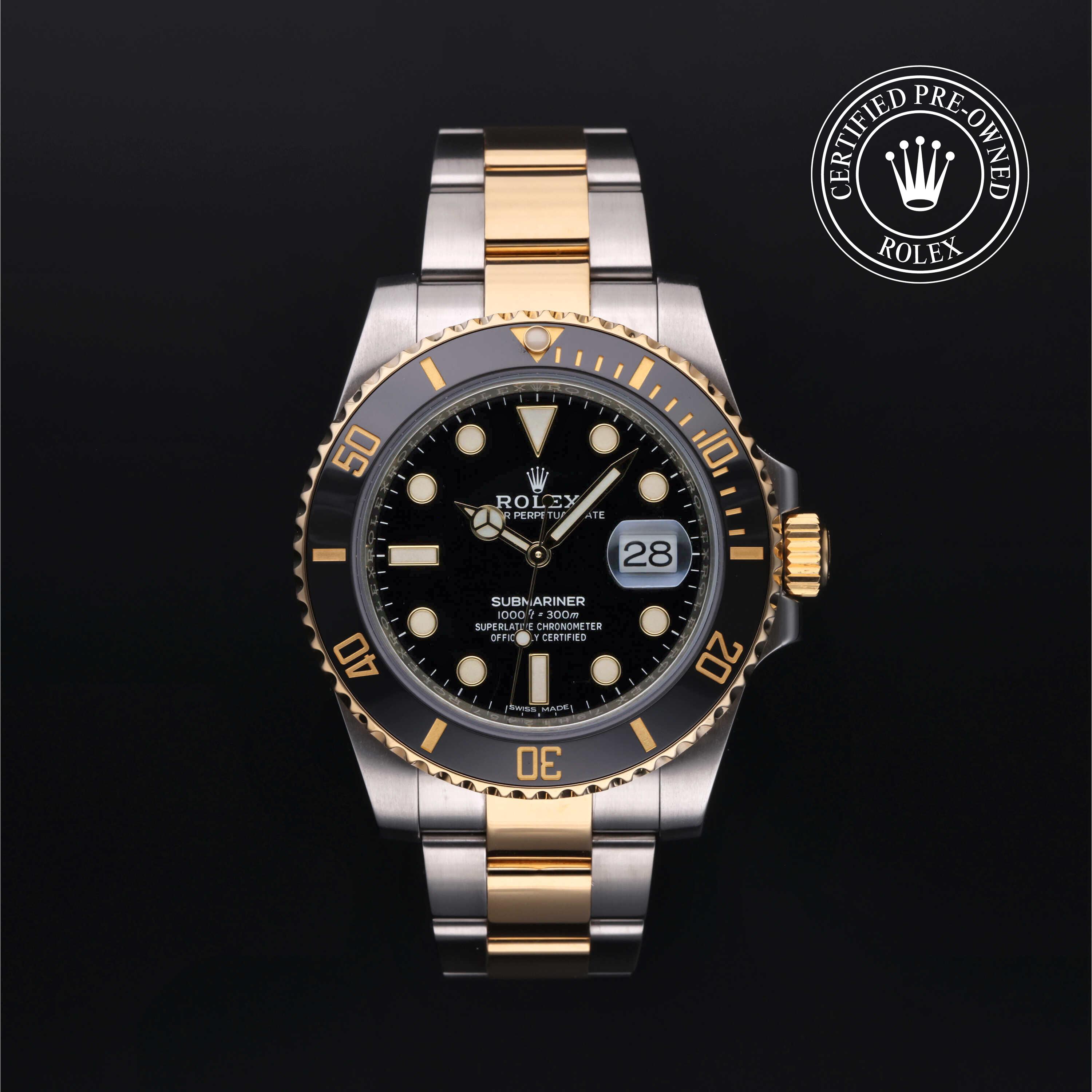 Rolex Certified Pre-Owned Watch Oyster Perpetual Submariner Date