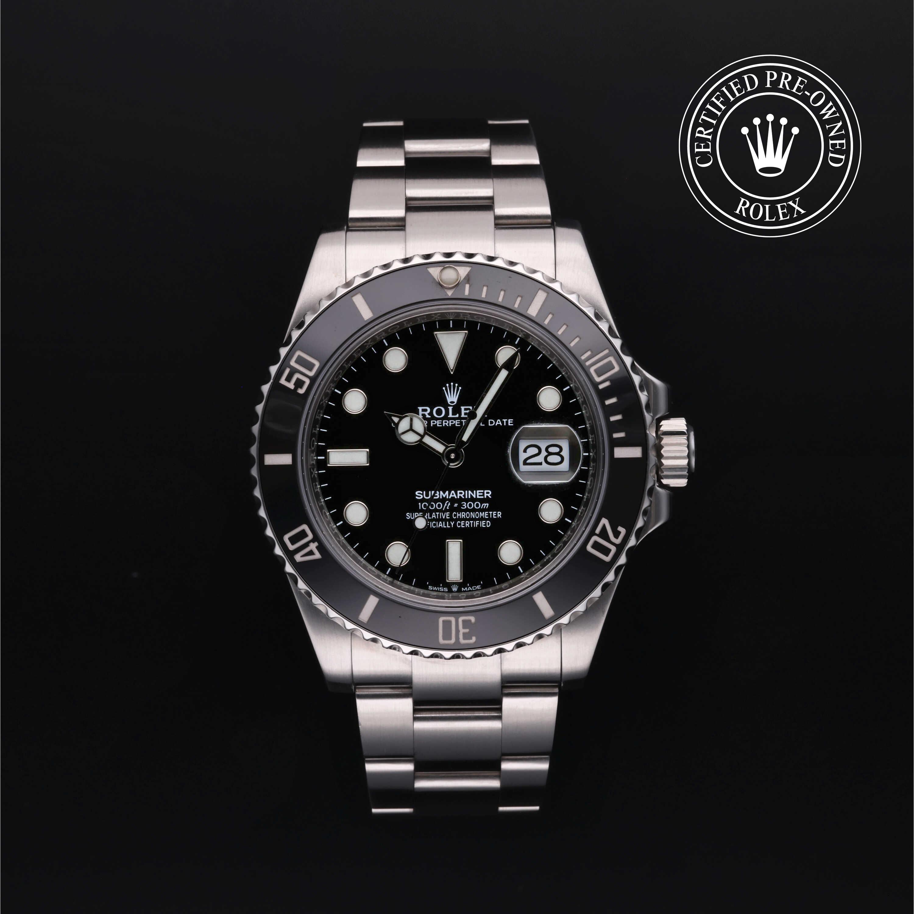 Rolex Certified Pre-Owned Watch Oyster Perpetual Submariner Date