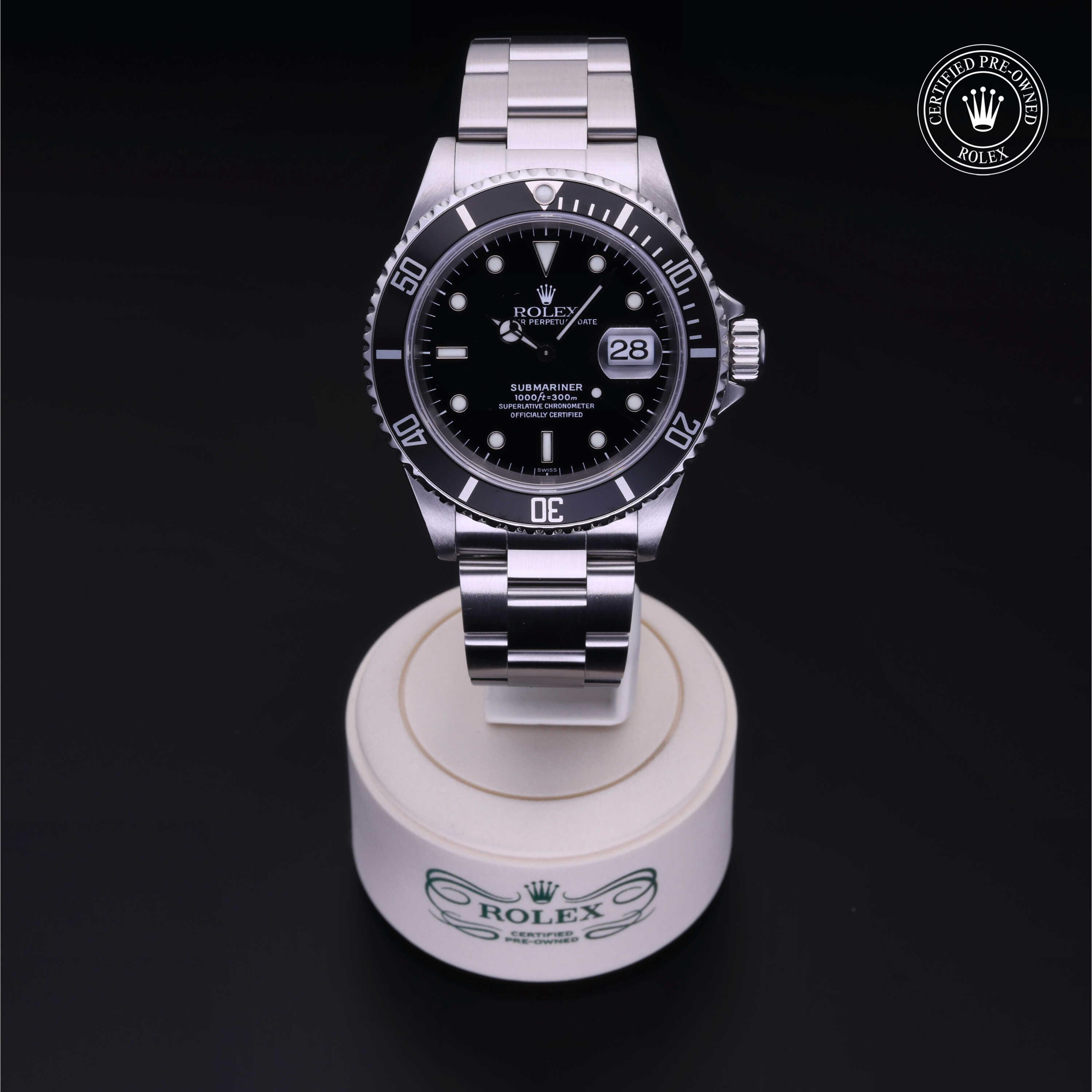 Rolex Certified Pre-Owned Watch Oyster Perpetual Submariner Date