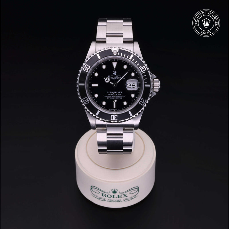 Rolex Certified Pre-Owned Watch Oyster Perpetual Submariner Date
