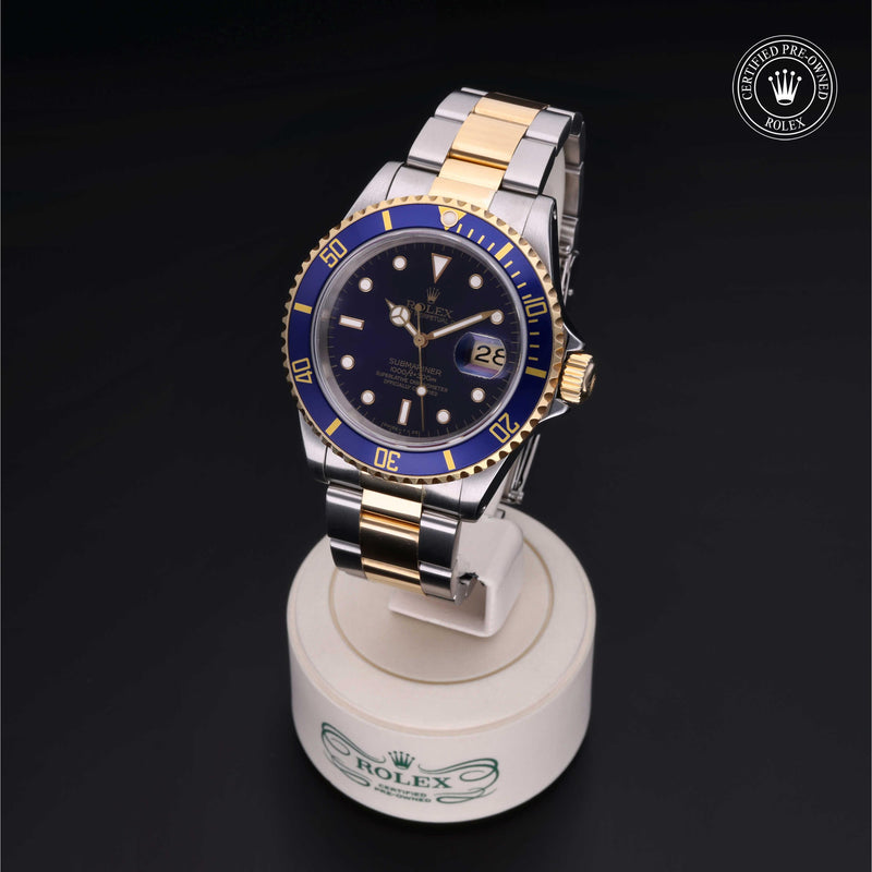 Rolex Certified Pre-Owned Watch Oyster Perpetual Submariner Date