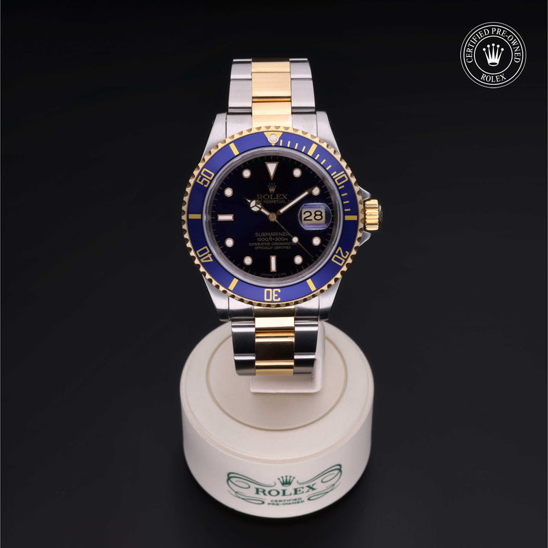 Rolex Certified Pre-Owned Watch Oyster Perpetual Submariner Date