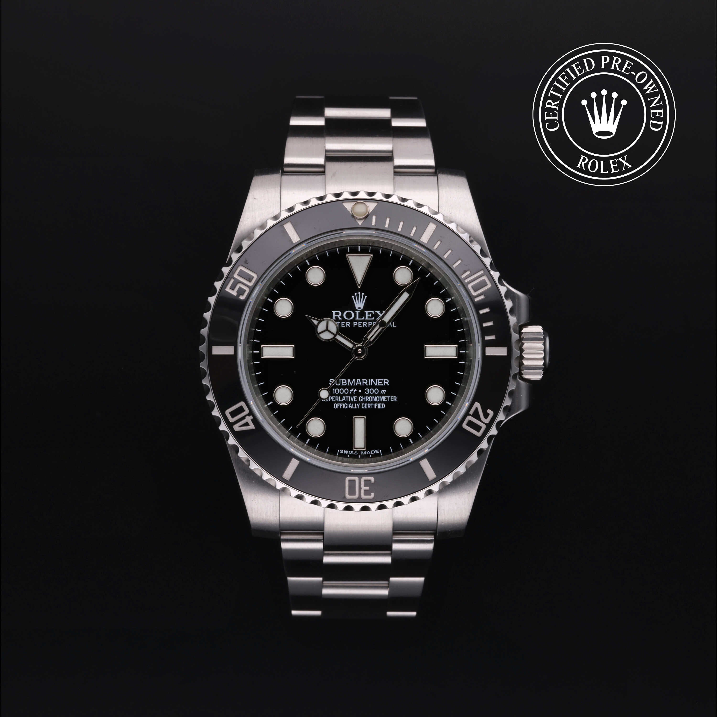 Rolex Certified Pre-Owned Watch Oyster Perpetual Submariner