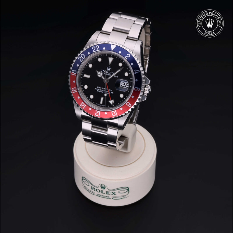 Rolex Certified Pre-Owned Watch P147186: Oyster Perpetual GMT-Master II M16710BLRO-0005