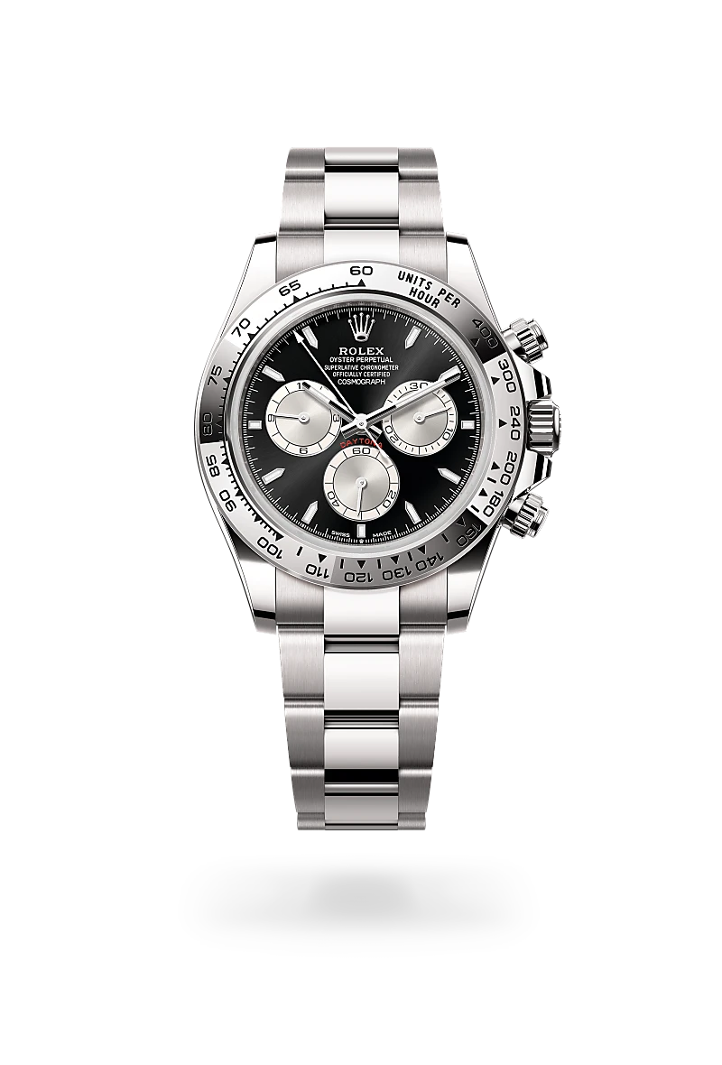 Rolex  Cosmograph Daytona in Oyster, 40 mm, white gold