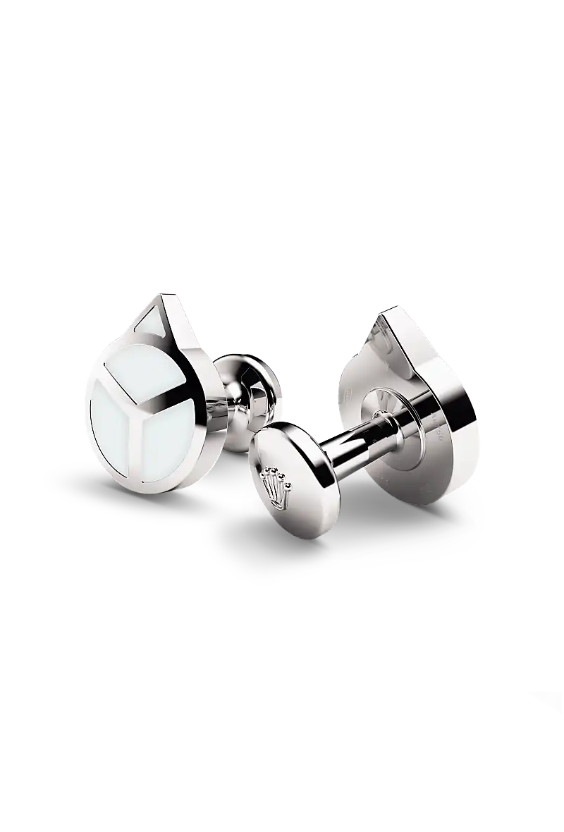 Rolex  Cufflinks in White gold and luminescent material
