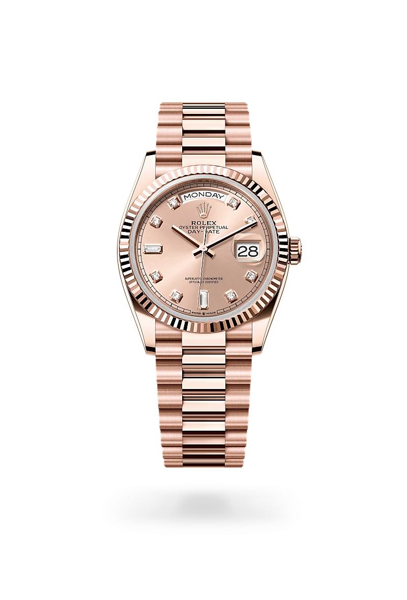 Rolex  Day-Date 36 in Oyster, 36 mm, Everose gold