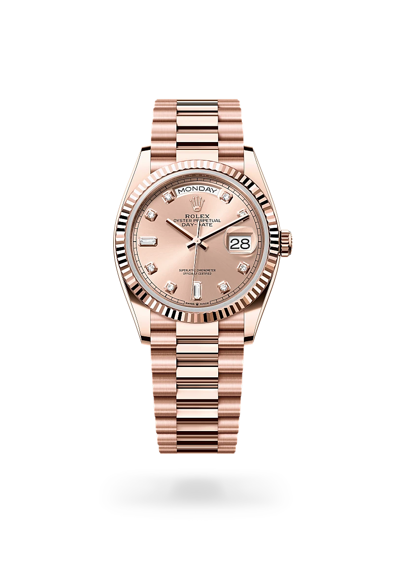 Rolex  Day-Date 36 in Oyster, 36 mm, Everose gold