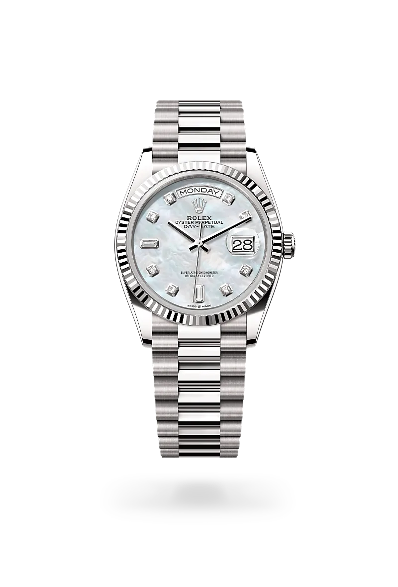 Rolex  Day-Date 36 in Oyster, 36 mm, white gold