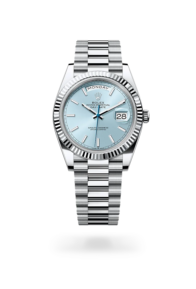 Rolex  Day-Date 40 in Oyster, 40 mm, platinum