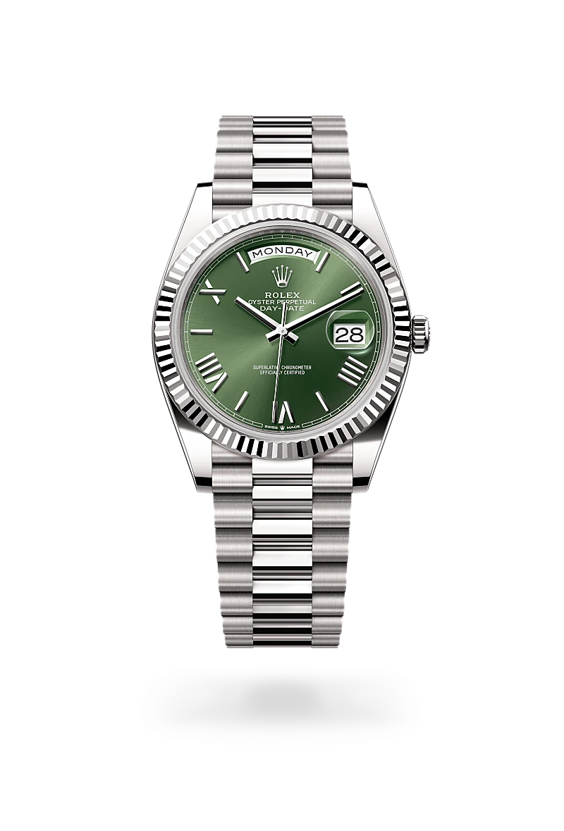 Rolex  Day-Date 40 in Oyster, 40 mm, white gold