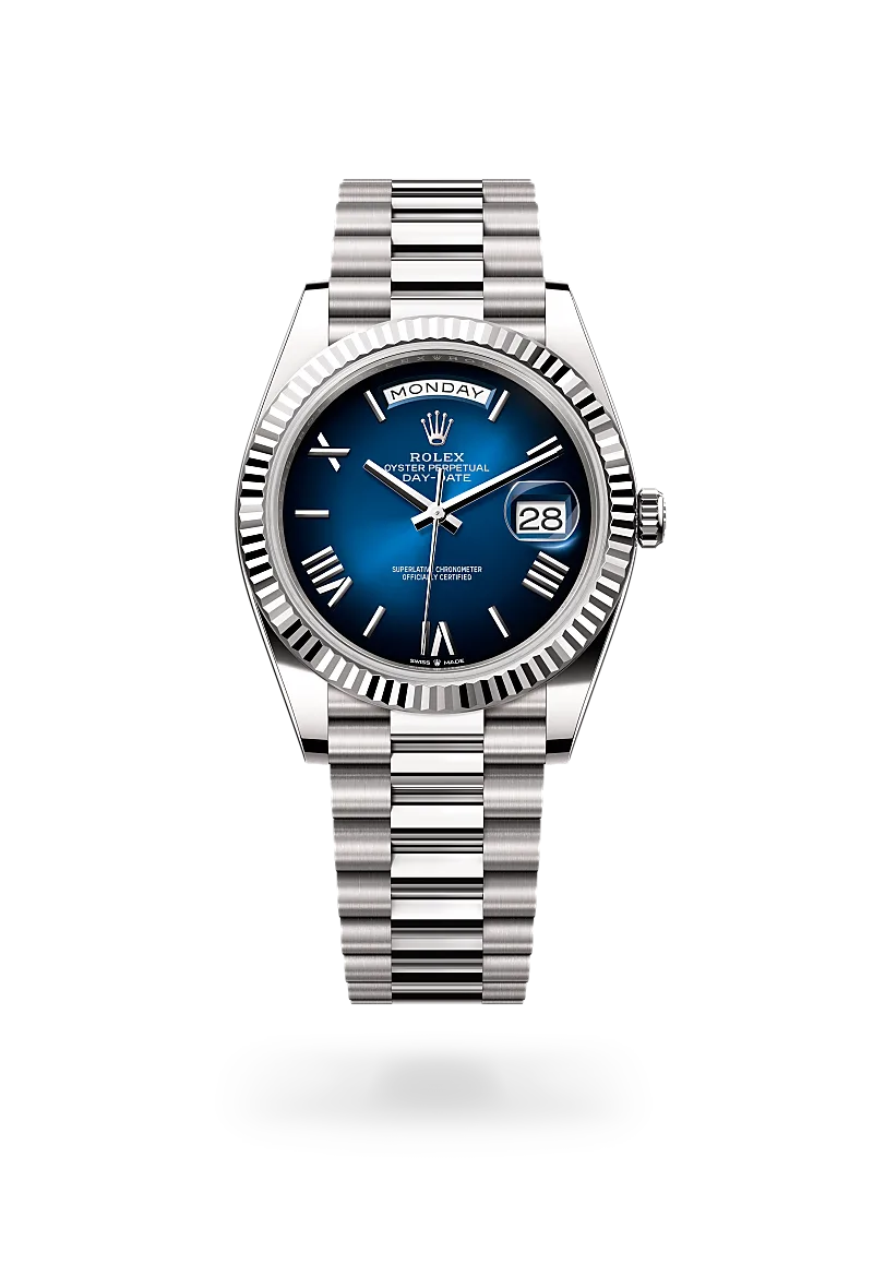 Rolex  Day-Date 40 in Oyster, 40 mm, white gold