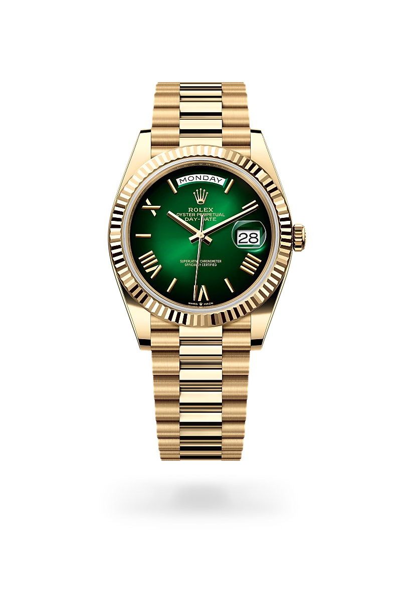 Rolex  Day-Date 40 in Oyster, 40 mm, yellow gold