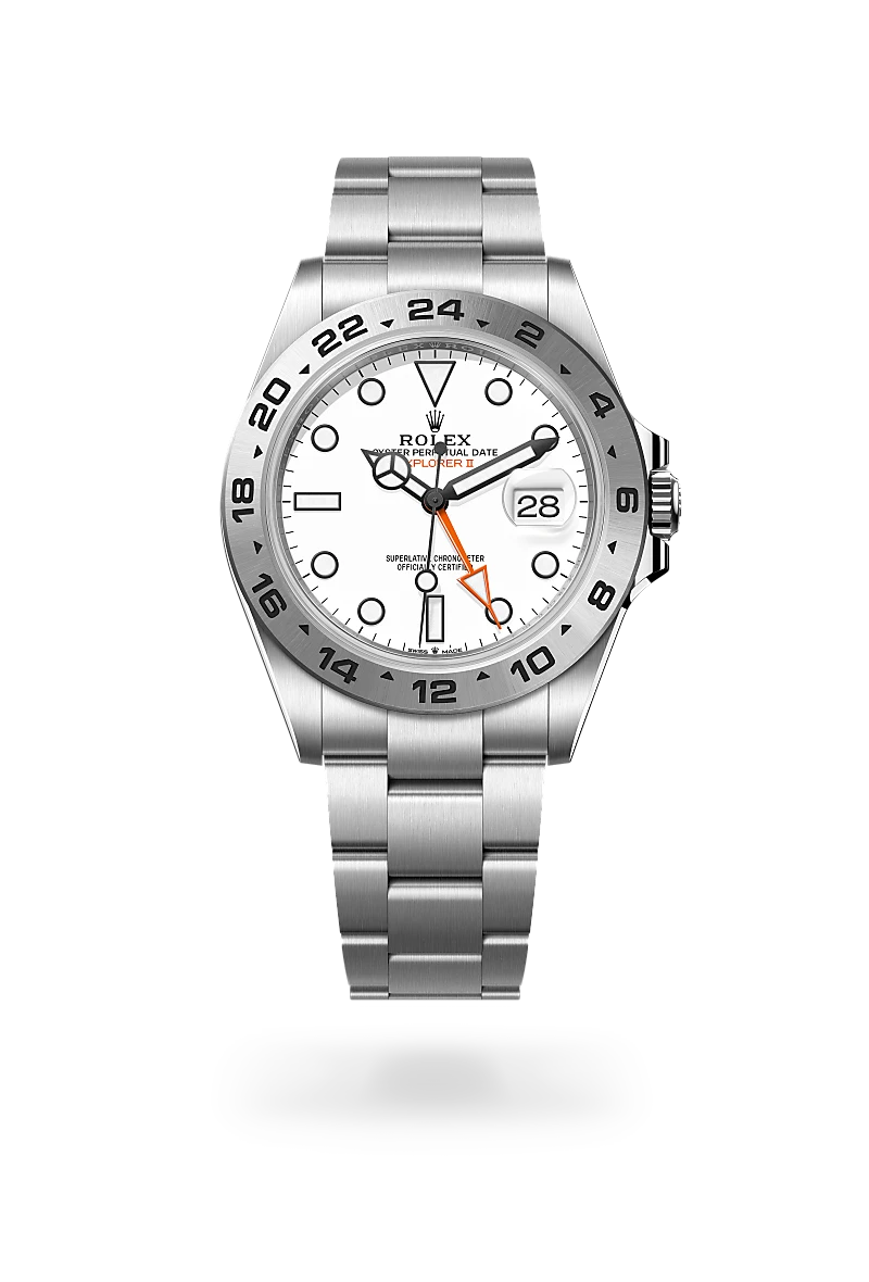 Rolex  Explorer II in Oyster, 42 mm, Oystersteel