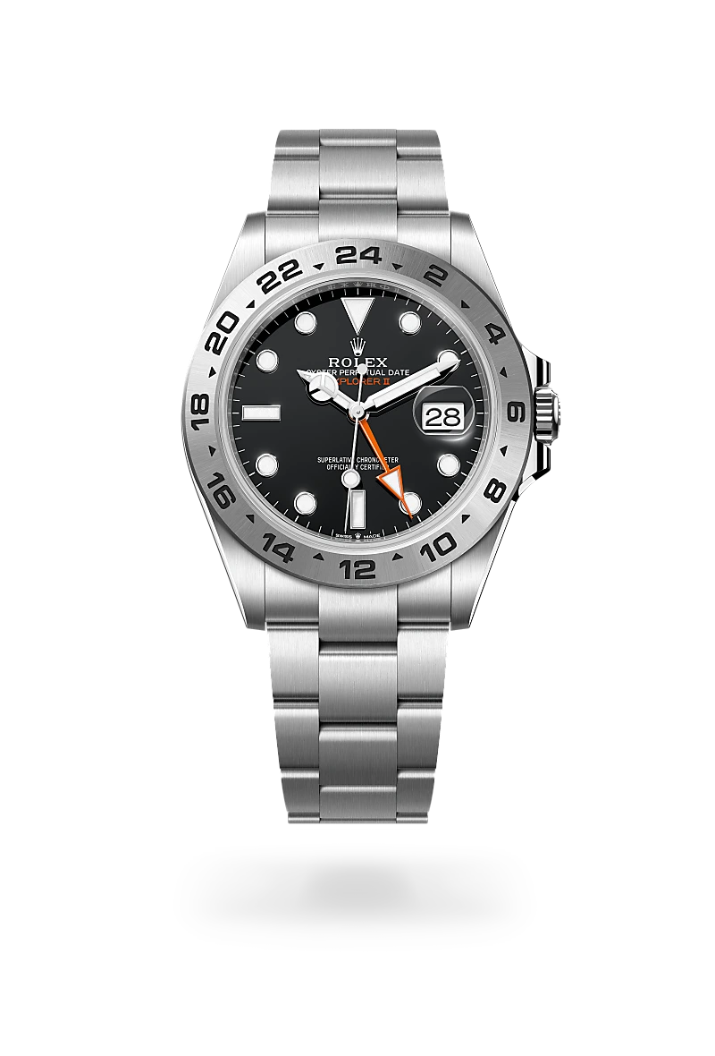 Rolex  Explorer II in Oyster, 42 mm, Oystersteel