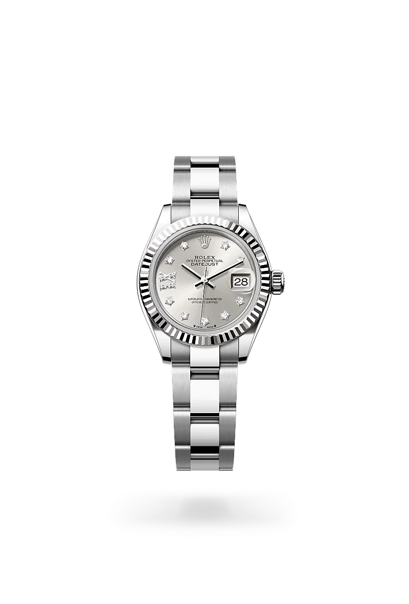 Rolex  Lady-Datejust in Oyster, 28 mm, Oystersteel and white gold