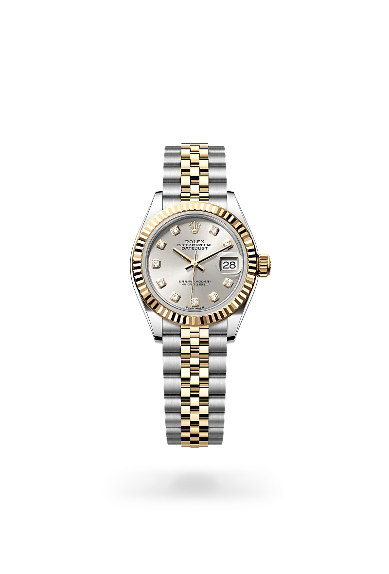 Rolex  Lady-Datejust in Oyster, 28 mm, Oystersteel and yellow gold