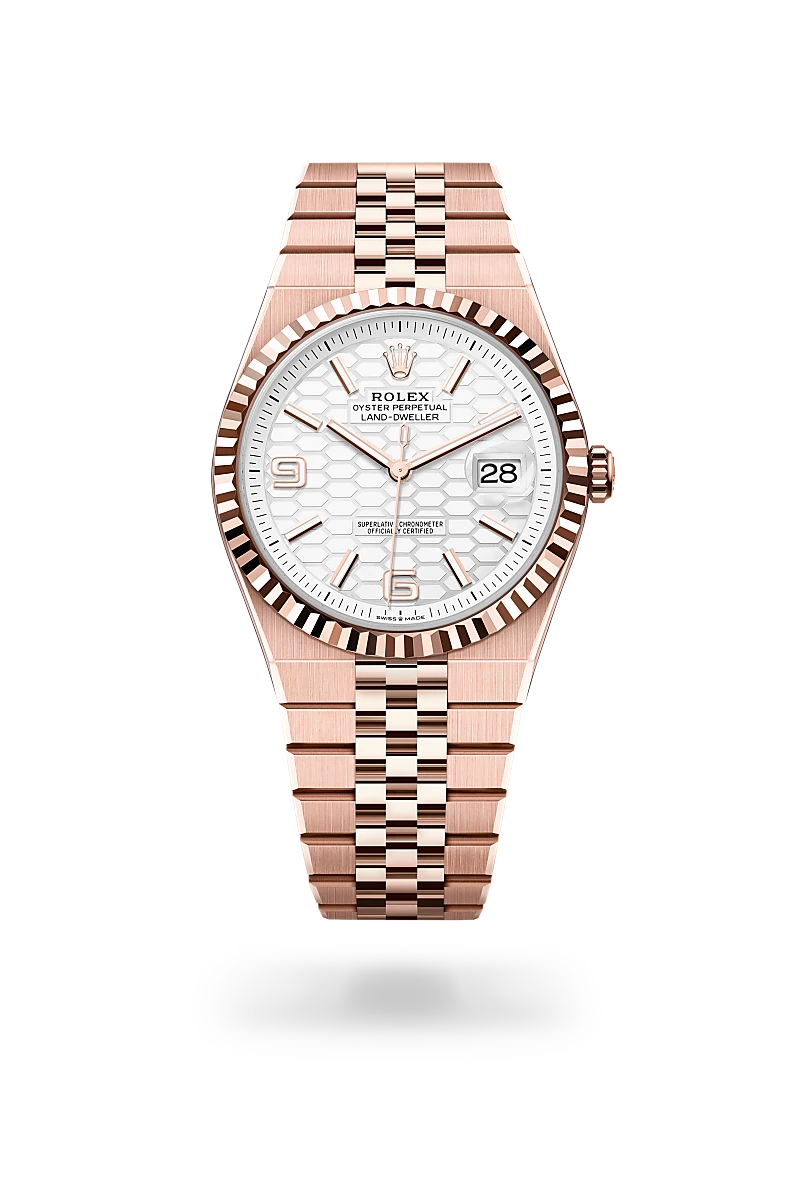Rolex  Land-Dweller 40 in Oyster, 40 mm, Everose gold