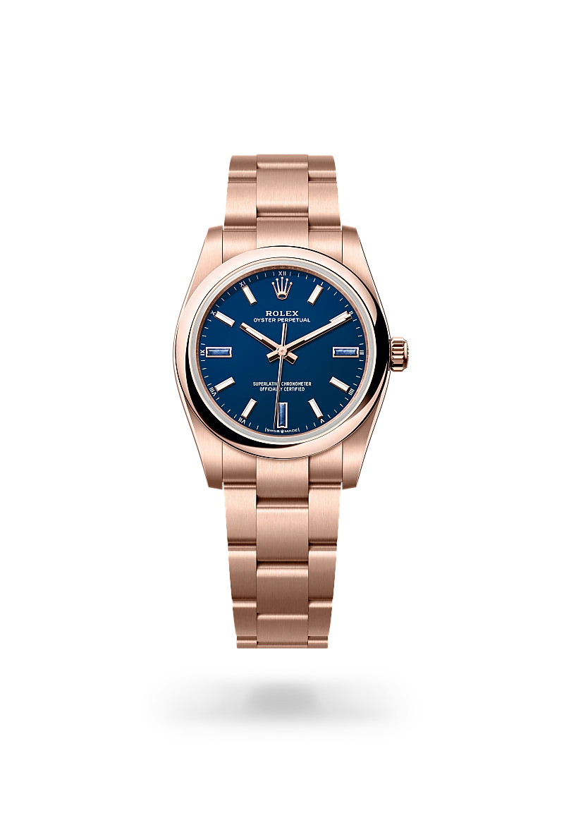 Rolex  Oyster Perpetual 34 in Oyster, 34 mm, Everose gold