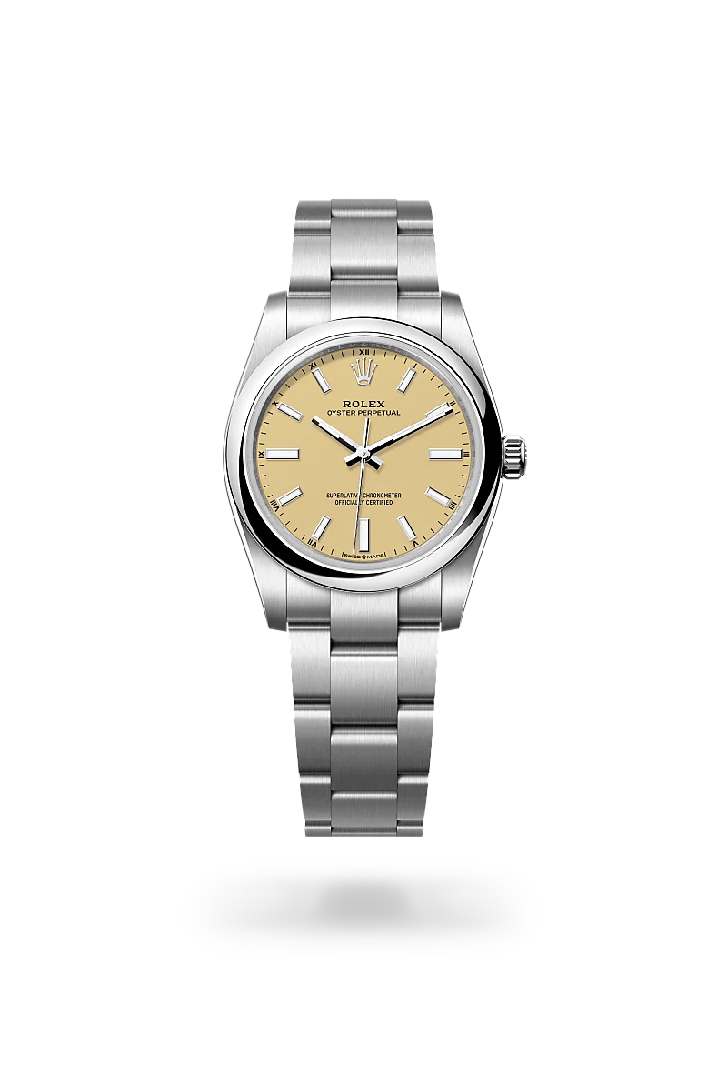 Rolex  Oyster Perpetual 34 in Oyster, 34 mm, Oystersteel