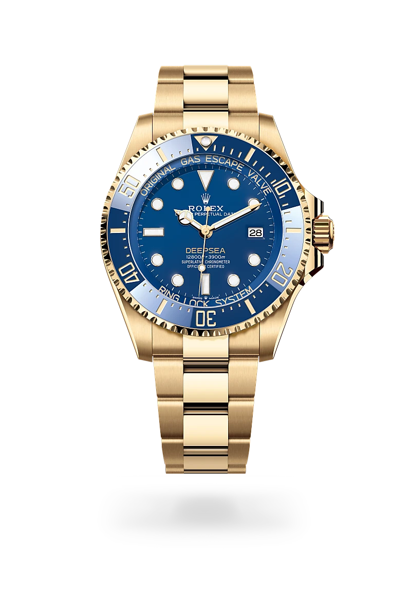 Rolex   Deepsea in Oyster, 44 mm, yellow gold