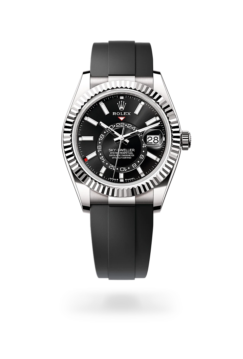 Rolex  Sky-Dweller in Oyster, 42 mm, white gold
