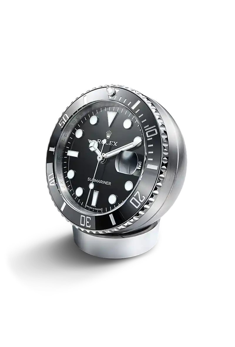 Rolex  Submariner Date desk clock in Black lacquer
