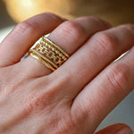 Sethi Couture Wedding Band Sethi Couture 18K White Gold Bamboo Band