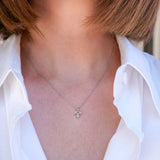 Sethi Couture Necklaces and Pendants Sethi Couture 18K White Gold Lilah Diamond Pendant Necklace