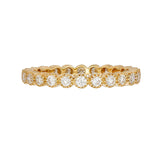 Sethi Couture Wedding Band Sethi Couture 18K Yellow Gold Diamond Bezel Eternity Band - Size 6.5