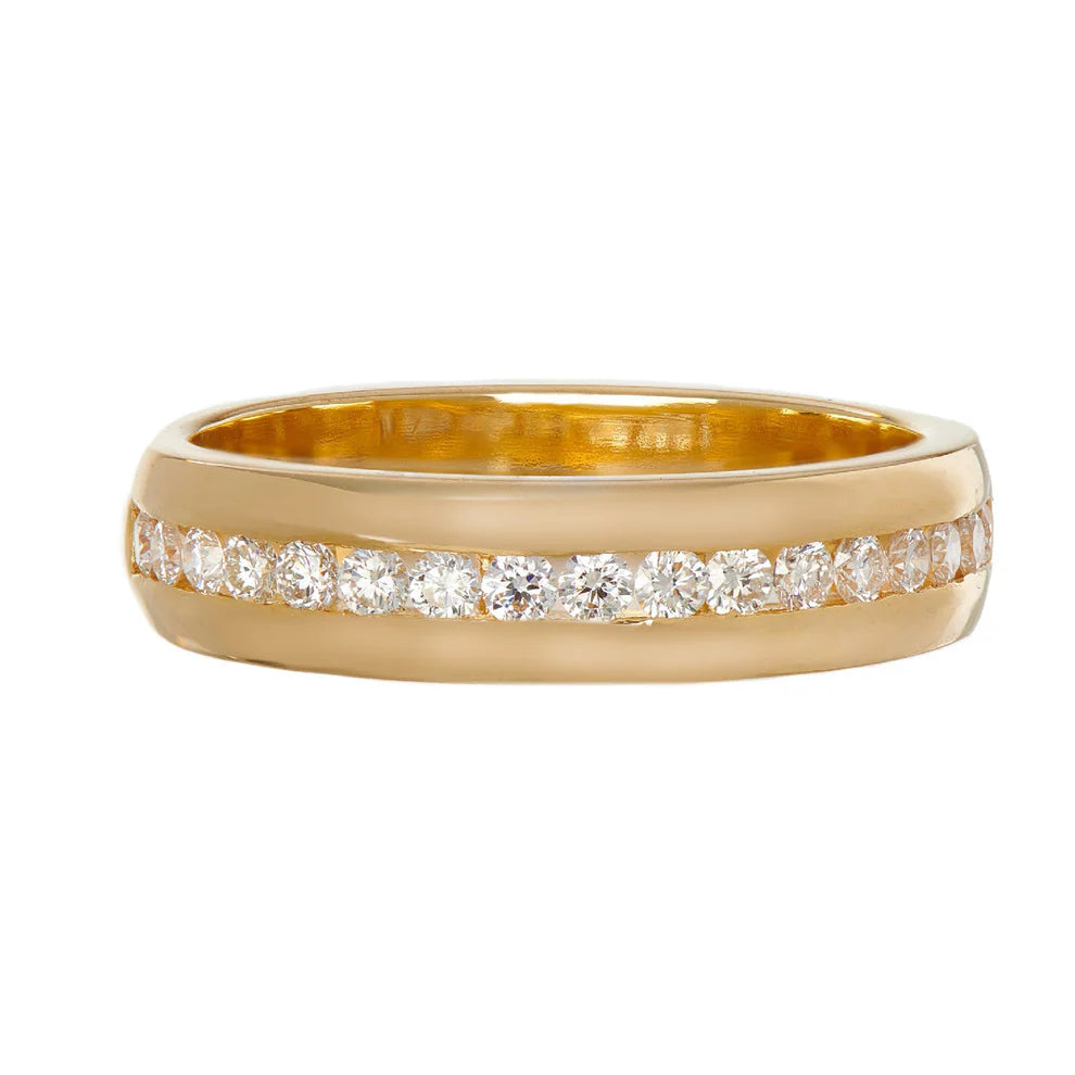 Sethi Couture Sethi Couture 18K Yellow Gold Diamond Channel-Set Eternity Band