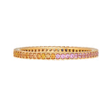 Sethi Couture Wedding Band Sethi Couture 18K Yellow Gold Rainbow Sapphire Scallop Band - Size 6.5