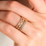 Sethi Couture Sethi Couture Cesta 18K Yellow Gold Diamond Band