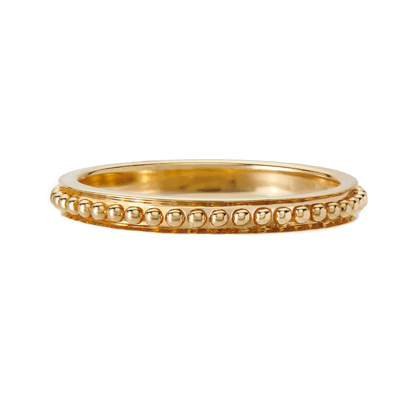 Sethi Couture Ring Sethi Couture Channel Bead Band, 18K Yellow Gold, Size 6