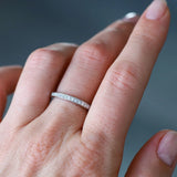 Sethi Couture Sethi Couture Emma 18K White Gold Princess-Cut Diamond Eternity Band