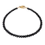 Sethi Couture Bracelet Sethi Couture Leena 14k Yellow Gold Noir Large Black Diamond Bracelet