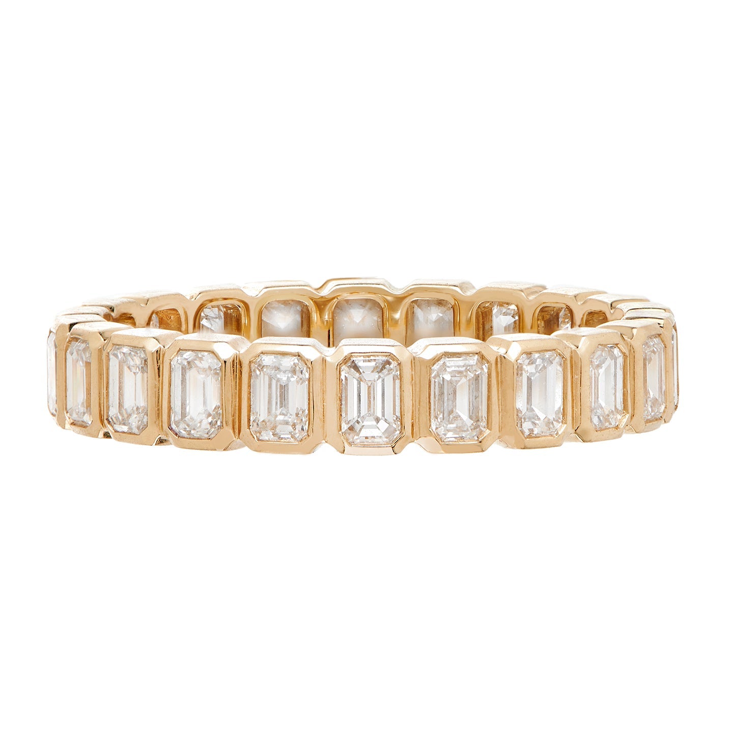 Sethi Couture Wedding Band Sethi Couture Nea White Diamond Band, 18K Yellow Gold