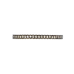 Sethi Couture Sethi Couture Scallop 18K White Gold Black Rhodium Diamond Eternity Band