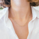 Sethi Couture Sethi Couture Zeena 18k Yellow Gold Fringe Diamond Necklace