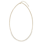 Sethi Couture Sethi Couture Zeena 18k Yellow Gold Fringe Diamond Necklace