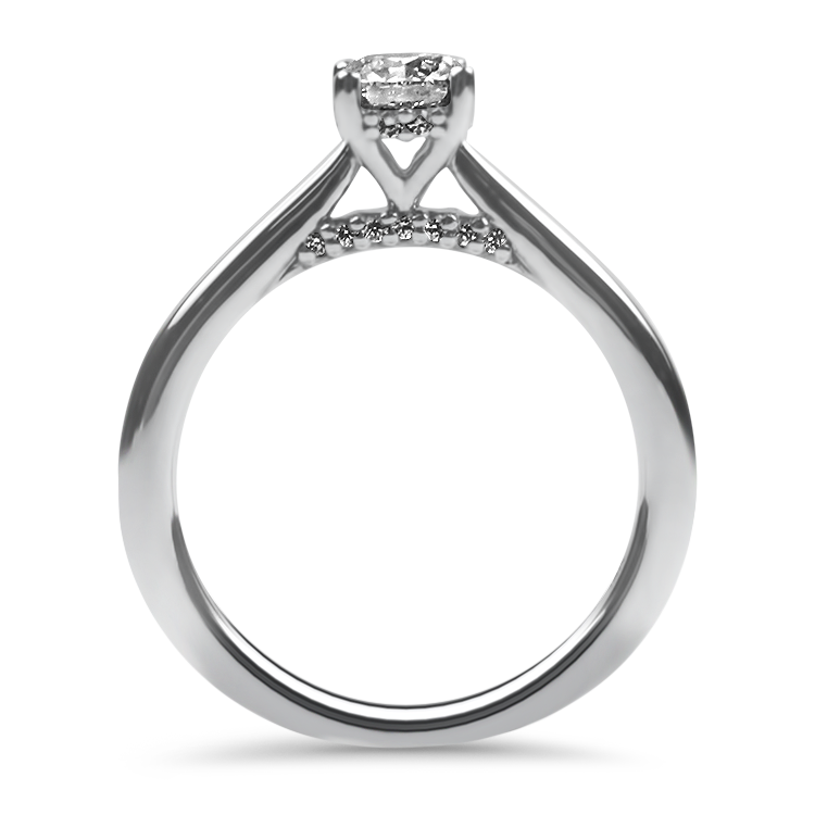 Sincerely Springer's Engagement Ring Sincerely Springer’s 14k White Gold .50ct. Solitaire Diamond Ring 6.50