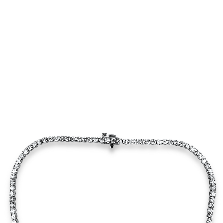 Sincerely, Springer's Necklaces and Pendants Sincerely Springer's 14k White Gold Graduated Diamond Necklace