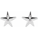 Sincerely, Springer's Earring Sincerely Springer's 14k White Gold Starfish Stud Earrings