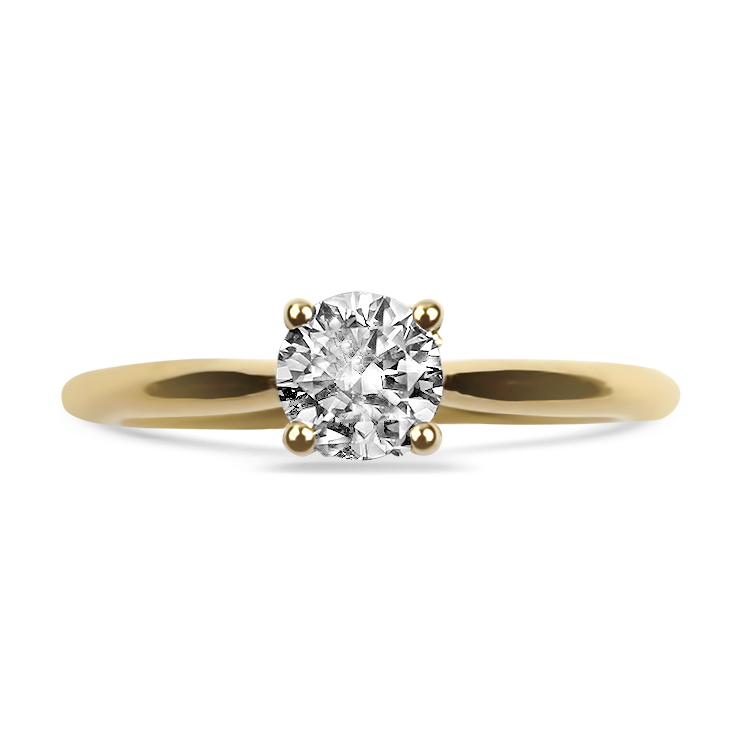 Sincerely Springer's Engagement Ring Sincerely Springer’s 14k Yellow Gold .50ct. Solitaire Diamond Ring 6.25
