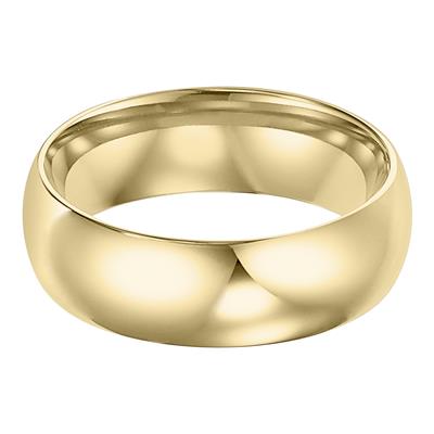 Sincerely, Springer's Wedding Band Sincerely, Springer's 14k Yellow Gold 6mm Comfort Fit Wedding Band 9