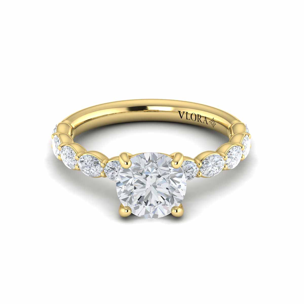 Sincerely Springer's 18K Yellow Gold Engagement Ring Mounting | Maine ...