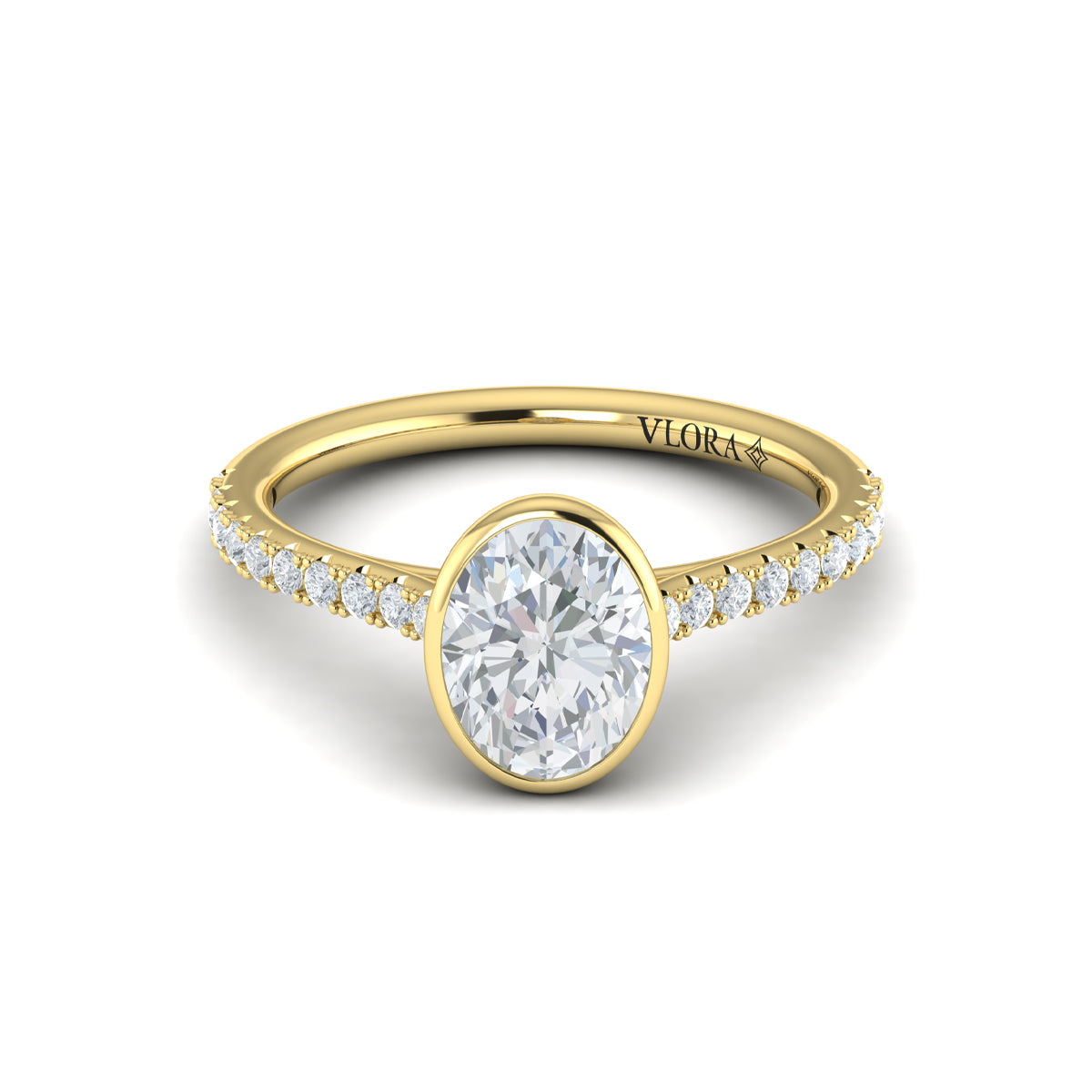 Sincerely Springer's 18K Yellow Gold Oval Engagement Ring Style ...