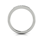 Sincerely, Springer's Wedding Band Sincerely, Springer's by Vlora 18k White Gold Diamond Band with Bead-Set Diamonds